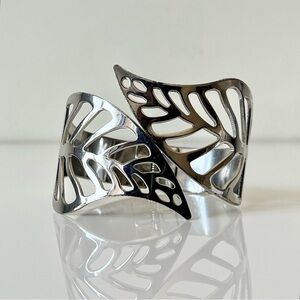 Silver Leaf Bracelet